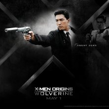 Un wallaper del film X-Men - Le origini: Wolverine con Daniel Henney, interprete di Agent Zero