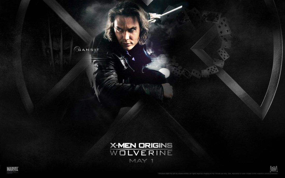 Un Wallaper Del Film X Men Le Origini Wolverine Con Taylor Kitsch Interprete Di Gambit 114293