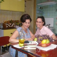 Daniela Terreri ed Elena Cucci sul set di Piper, la serie