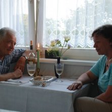 Horst Westphal e Ursula Werner in una scena del film Settimo cielo