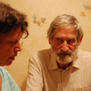 Ursula Werner e Horst Rehberg in una sequenza del film Settimo cielo