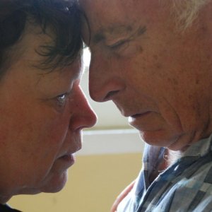 Ursula Werner e Horst Westphal in una sequenza del film Settimo cielo