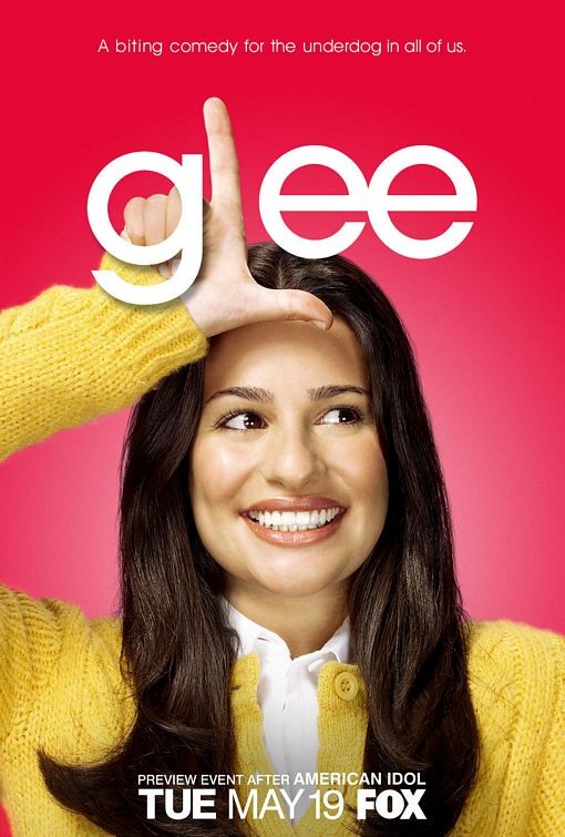 Character poster di Glee sul personaggio interpretato da Lea Michele