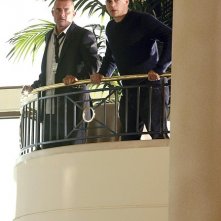 Dominic Purcell e Wentworth Miller in una scena dell'episodio S.O.B. di Prison Break