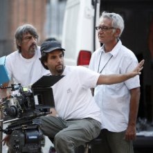 Il regista Eros Puglielli sul set del tv movie So che ritornerai