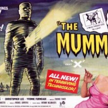 Una bella lobbycard promozionale de La mummia