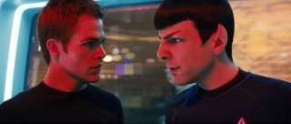 Chris Pine e Zachary Quinto in una scena del film Star Trek