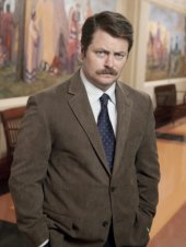Nick Offerman è Ron Swanson in Parks and Recreation