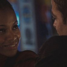 Zoe Saldana in un'immagine del film Star Trek
