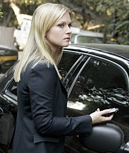 A.J. Cook in una scena dell'episodio ' L'uomo Nero ' della serie Criminal Minds