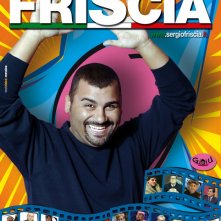 Sergio Friscia - e i tantissimi personaggi da lui interpretati - in una immagine pubblicitaria.