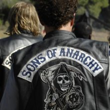 Una foto di scena del pilot di Sons of Anarchy