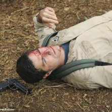 Matthew Fox in un momento dell'episodio Follow the Leader di Lost