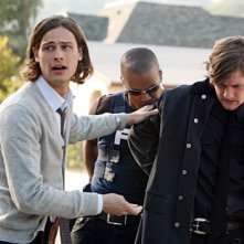 Matthew Gray Gubler, Shemar Moore e Cody Kasch in un momento dell'episodio 'Memoria da Elefante' della serie tv Criminal Minds