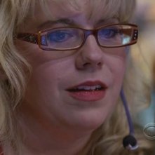 Un bel primo piano di Kirsten Vangsness in un momento dell'episodio 'House on fire' della serie tv Criminal Minds