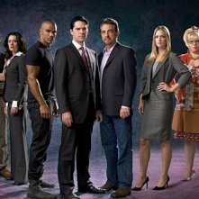 Un'immagine promozionale del cast per la terza stagione di Criminal Minds