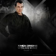 Un wallpaper del film X-Men - Le origini: Wolverine con Danny Huston, interprete di Stryker
