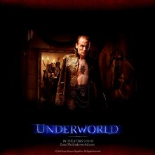 Un wallpaper di Bill Nighy nella parte di Viktor nel film 'Underworld'