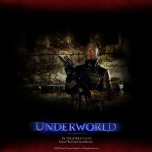 Un wallpaper di Robbie Gee nella parte di Kahn nel film 'Underworld'