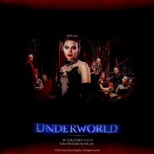 Un wallpaper di Sophia Myles nella parte di Erika nel film 'Underworld'