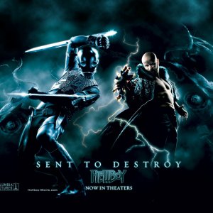 Wallpaper di Karel Roden (Grigori Rasputin) e Kroenen nel film 'Hellboy'