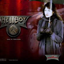 Wallpaper di Selma Blair che interpreta Liz Sherman nel film 'Hellboy'