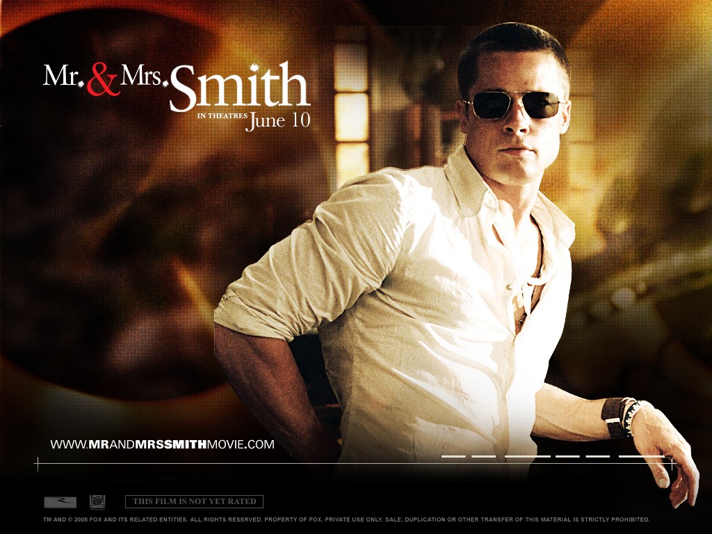 Wallpaper Brad Pitt Nel Film Mr And Mrs Smith 116325