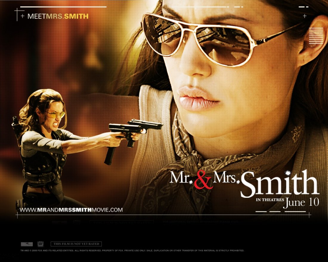 Wallpaper Di Angelina Jolie Nel Film Mr And Mrs Smith 116322