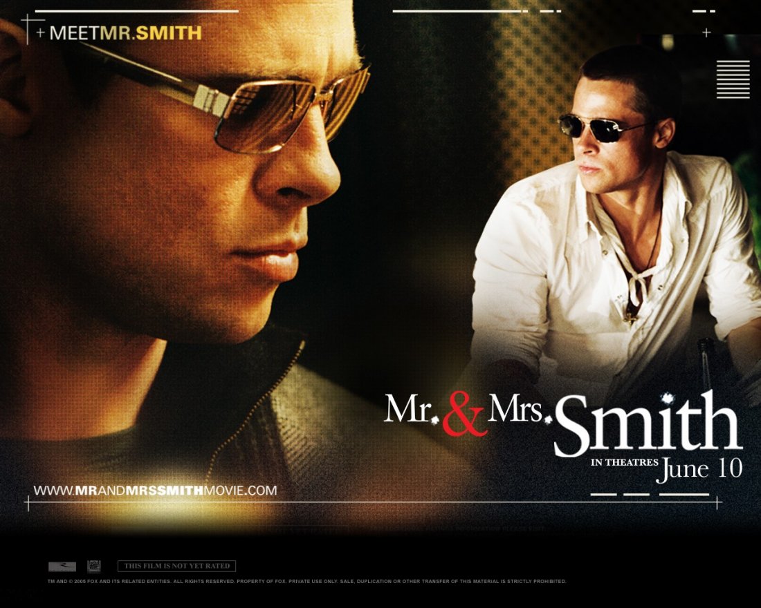 Wallpaper Di Brad Pitt Nel Film Mr And Mrs Smith 116323