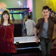 Demi Lovato e Kelly Blatz in un momento dell'episodio Sonny With a Chance of Dating di Sonny tra le stelle