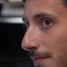 Michele Alhaique in un'immagine del film Polvere