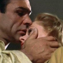Sean Connery e Tippi Hedren in una scena di Marnie