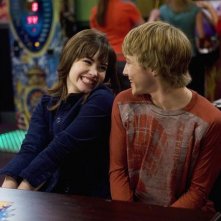 Sterling Knight e Demi Lovato in un momento dell'episodio Sonny With a Chance of Dating di Sonny tra le stelle