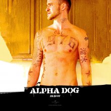 Un sexy wallpaper di Frankie interpretato da Justin Timberlake in 'Alpha Dog'