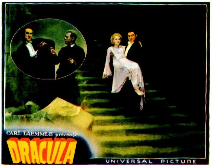 Bela Lugosi Helen Chandler E Edward Van Sloan In Una Promo A Colori Di Dracula 116592