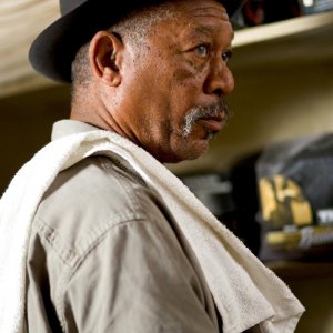 Morgan Freeman è Eddie Scrap-Iron Dupris in una scena di Million Dollar Baby