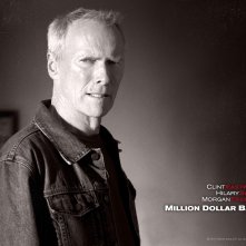 Un wallpaper di Clint Eastwood nel film 'Million Dollar Baby'