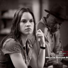 Un wallpaper di Hilary Swank nel film 'Million Dollar Baby'