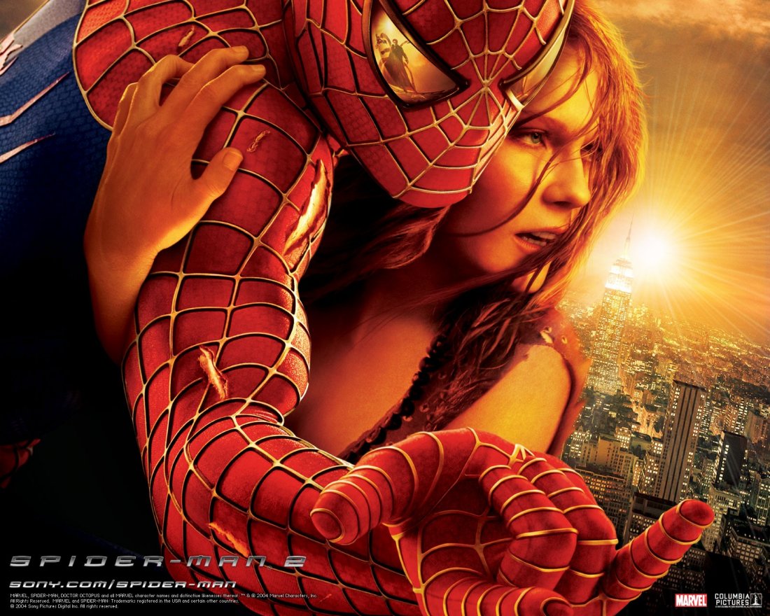 Un Wallpaper Di Spiderman E Mary Jane Nel Film Spider Man 2 116702