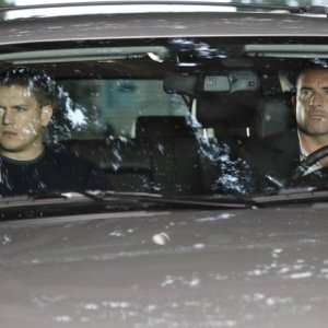 Wentworth Miller e Dominic Purcell in una scena dell'episodio Cowboys and Indians di Prison Break