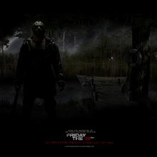 Un wallpaper di Jason Voorhees interpretato da Derek Mears nel film 'Venerdì 13'