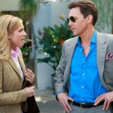 La guest star Brittany Snow ed Andrew McCarthy nell'episodio Valley Girls di Gossip Girl