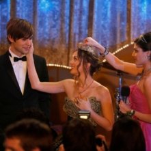 Leighton Meester, Amanda Setton e Chace Crawford in una scena dell'episodio Valley Girls di Gossip Girl