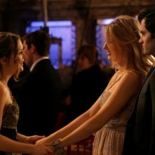 Leighton Meester, Blake Lively e Penn Badgley  nell'episodio Valley Girls di Gossip Girl