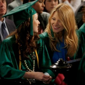Leighton Meester e Blake Lively nell'episodio The Goodbye Gossip Girl di Gossip Girl