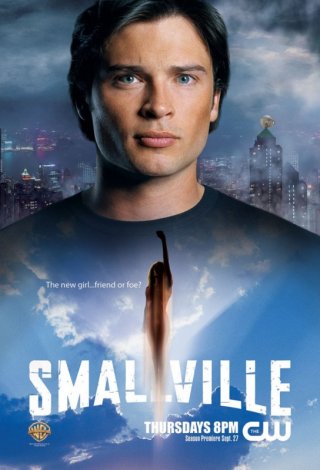 Un manifesto con Tom Welling per la settima stagione di Smallville