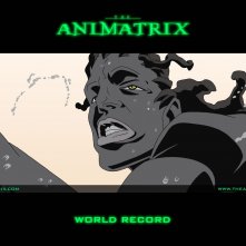 Un wallpaper dell'episodio 'World Record' di Animatrix