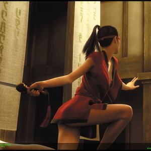 Wallpaper dell'episodio 'Osiris' per la raccolta di cortometraggi Animatrix