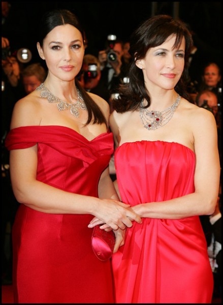 Cannes 2009 Monica Bellucci E Sophie Marceau Le Signore In Rosso Del Festival 117240