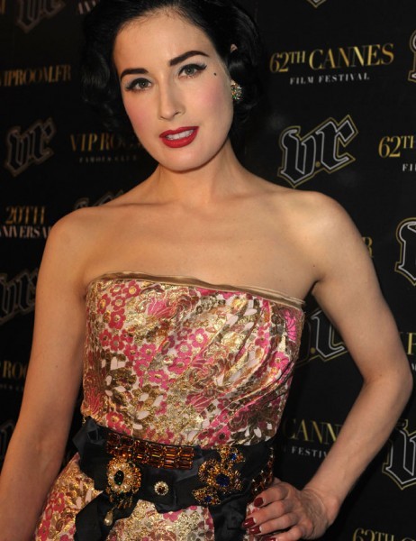 Cannes 2009 La Sexy Star Del Burlesque Dita Von Teese 117360